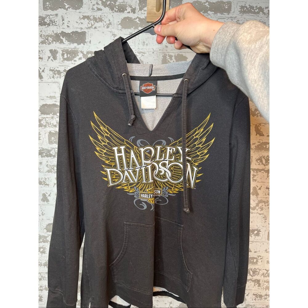 Harley Davidson | women vneck hoodie